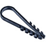 Дюбель-хомут IEK 5х10мм для плоского кабеля нейлон черный. (уп.25шт) UDH14-05-10-025-K02