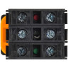 Кнопка с подсветкой и фиксацией IEK MASTER MI-BT60-11TD-3-11-K05 d=22мм 1NO+1NC жёлтая MI-BT60-11TD-3-11-K005