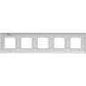Рамка 5-местная IEK SKANDY SK-F05W арктический белый SK-M52-K01