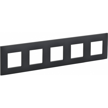 Рамка на 5 постов IEK SKANDY SK-F05G графит SK-M52-K53