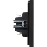 Выключатель 1-клавишный перекрекрестный IEK FORTEPIANO 10А FP112 черный FP-V13-0-10-1-K02